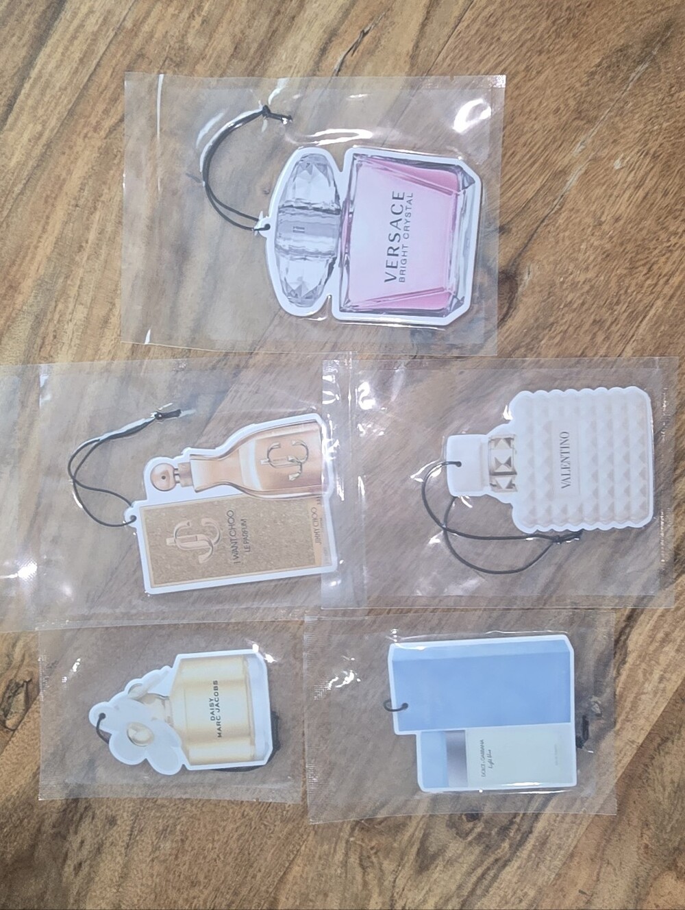 New Designer Perfume Car Air Fresheners Bundle Lot Of 5